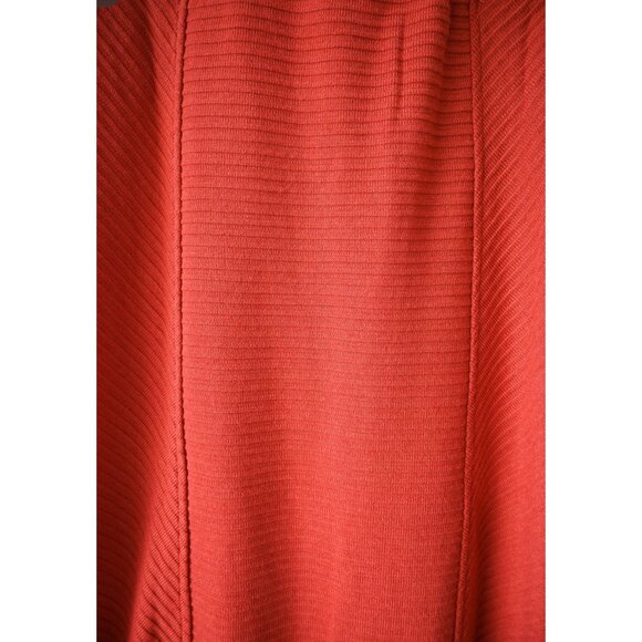 Band of the Free BOG Collective NWT Textured Maxi Skirt Sz Large Womens Orange - Picture 11 of 12